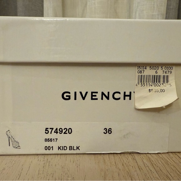 Givenchy Black Leather Studded Heels - Picture 12 of 13